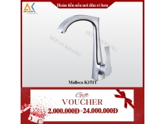 Vòi Rửa 2 Nguồn Nóng Lạnh Malloca K151T - Mạ Chrome 